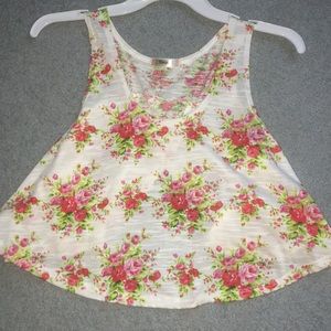 flowy flower top